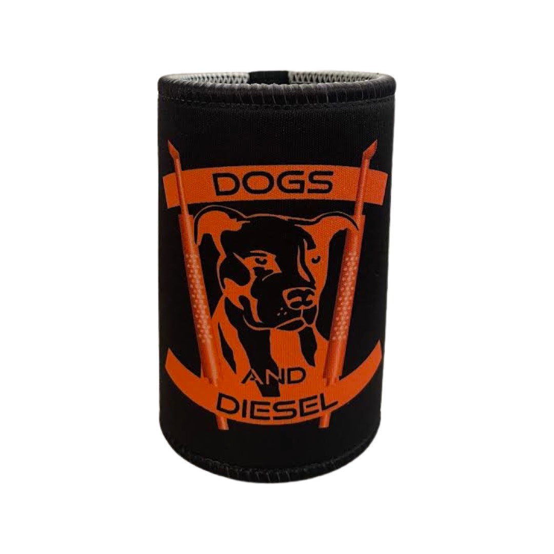 Stubby Coolers - Black & Orange