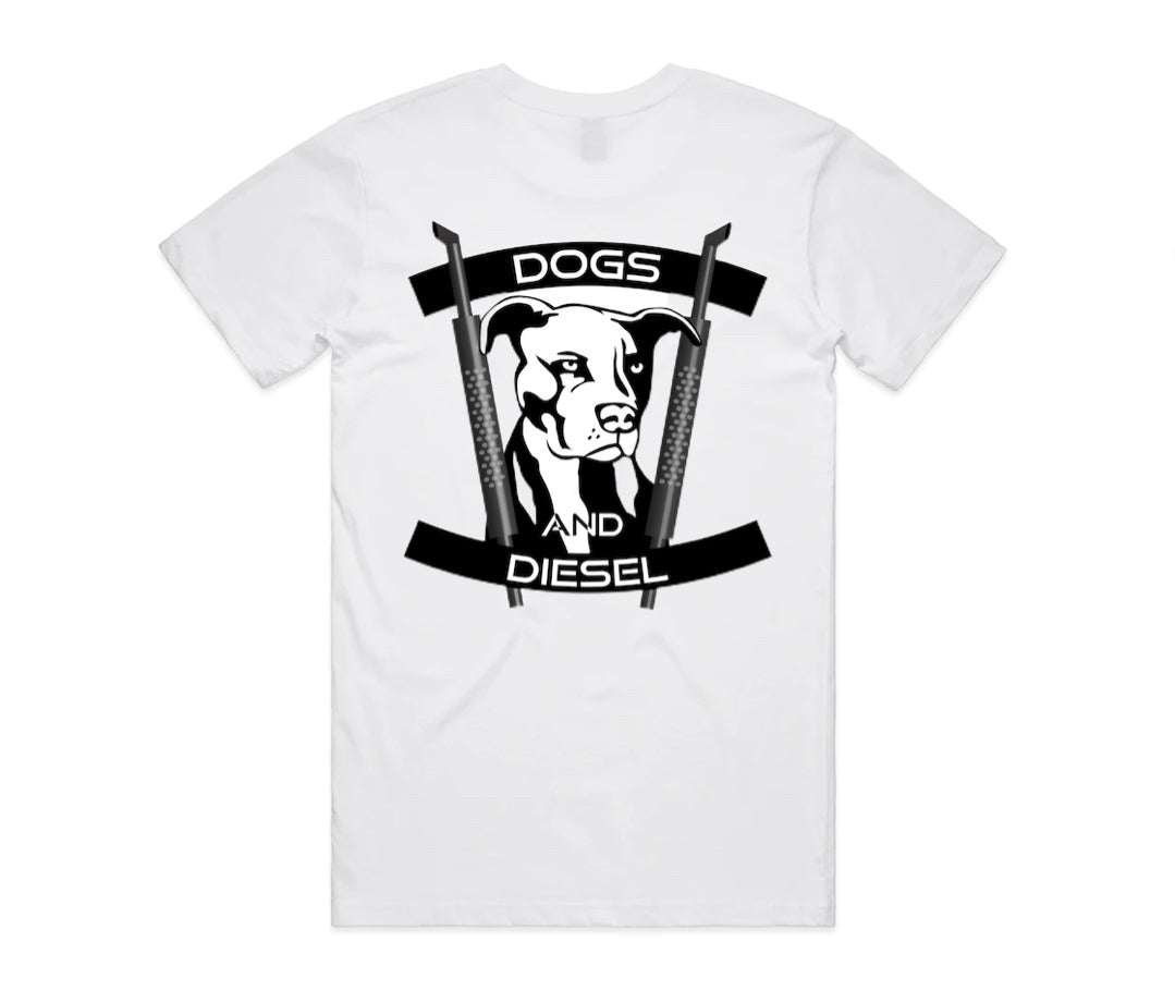 Men's Classic Tees Pocket Print - White