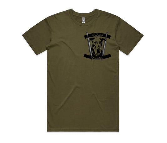 Men's Classic Tees Pocket Print - Army