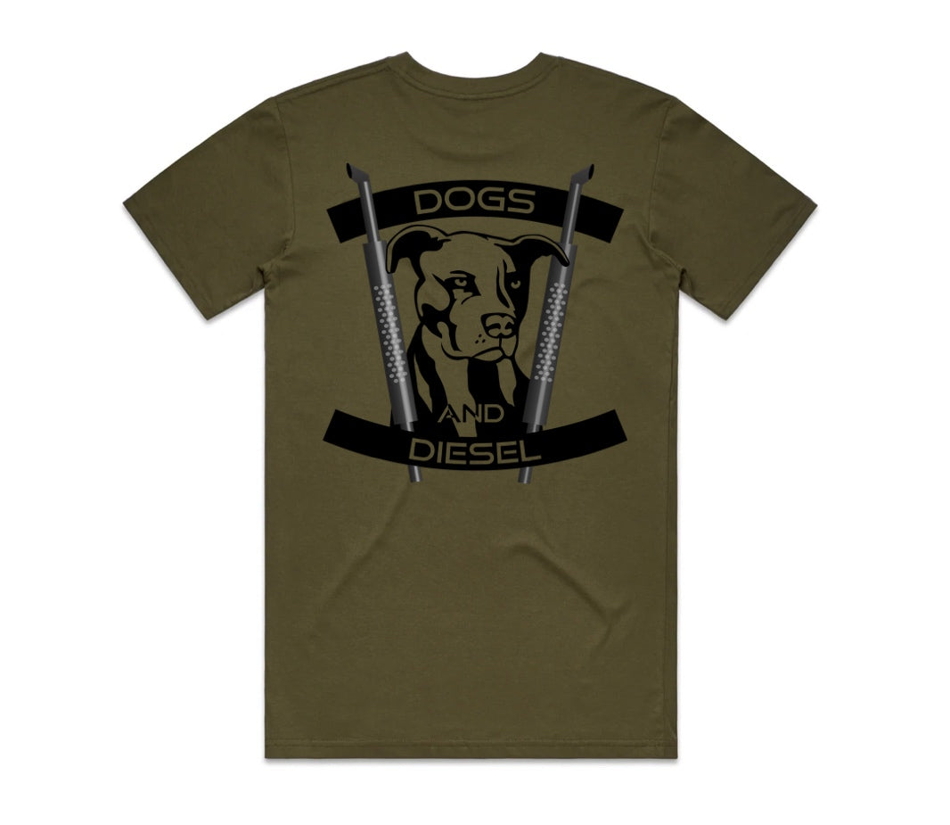 Men's Classic Tees Pocket Print - Army